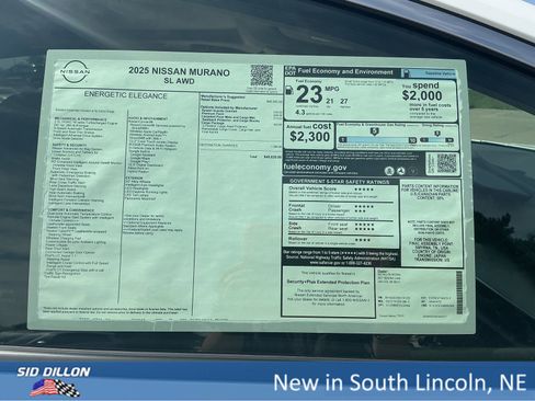 New 2025 Nissan Murano SL w/ Cargo Package image 13