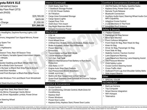 Used 2023 Toyota RAV4 XLE image 23