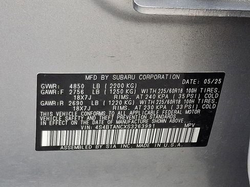 Certified 2025 Subaru Outback Limited image 28