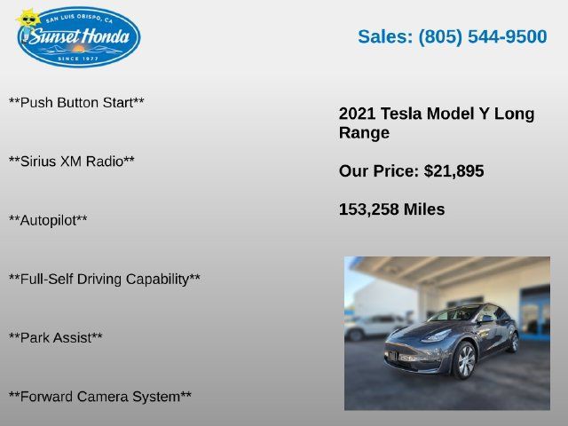 Used 2021 Tesla Model Y Long Range AWD/4WD image 7