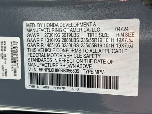 Used 2024 Honda Odyssey Touring image 17