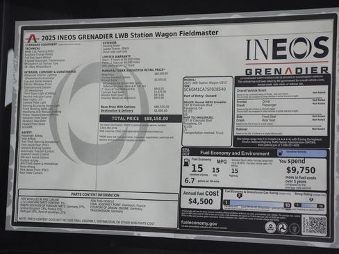 New 2025 INEOS Grenadier Fieldmaster Edition image 23