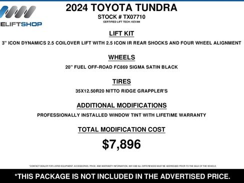 Used 2024 Toyota Tundra 1794 Edition image 2