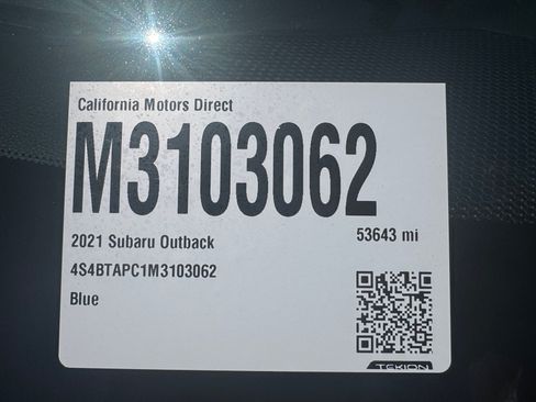 Used 2021 Subaru Outback Touring AWD/4WD image 16