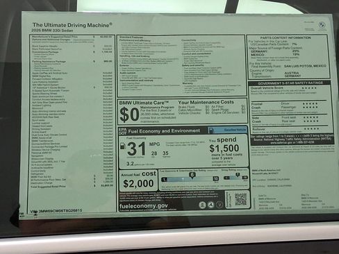 New 2026 BMW 330i Sedan w/ Convenience Package RWD image 32