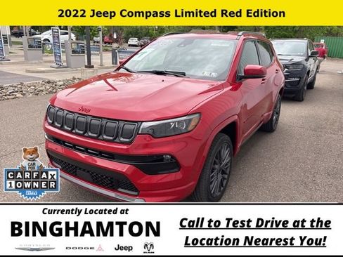 Used 2022 Jeep Compass Limited w/ (RED) Package AWD/4WD image 3
