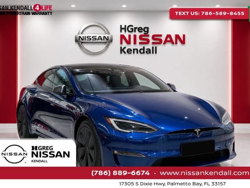 Used 2024 Tesla Model S Plaid AWD/4WD image 1