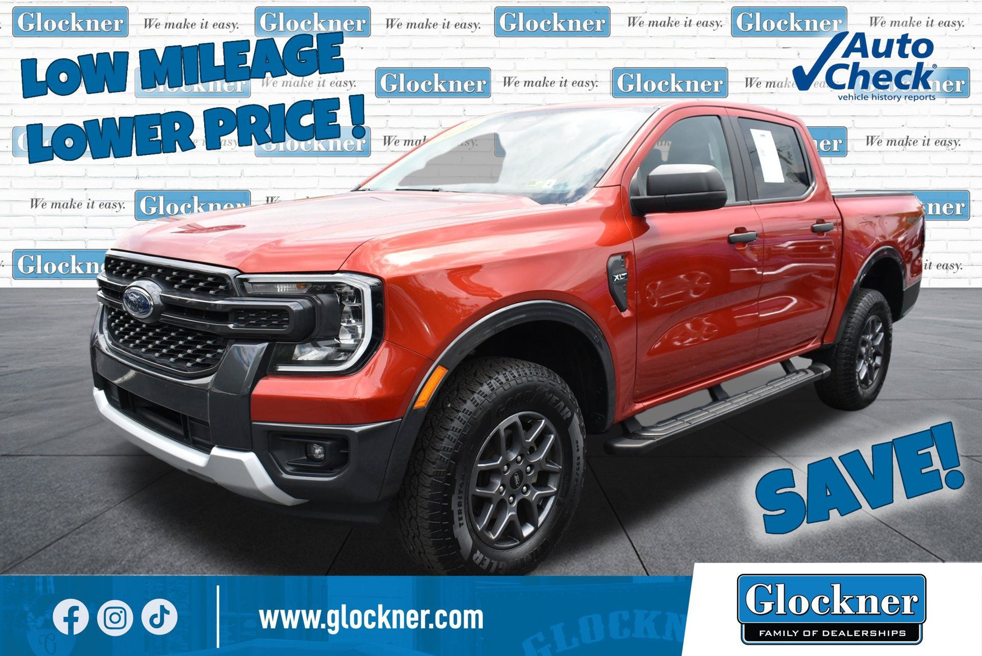 Used 2024 Ford Ranger XLT w/ Equipment Group 301A High AWD/4WD image 1