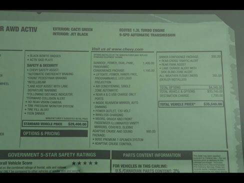 New 2026 Chevrolet TrailBlazer ACTIV w/ Convenience Package image 24