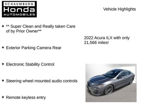 Used 2022 Acura ILX w/ Premium & A-SPEC Package image 7