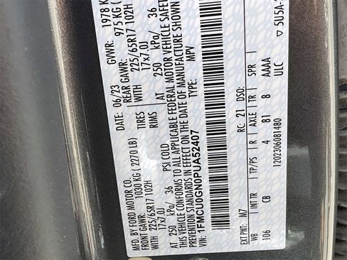 Used 2023 Ford Escape Active w/ Tech Pack #2 image 46