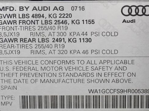 Used 2017 Audi Q3 2.0T Prestige w/ Prestige Package image 48