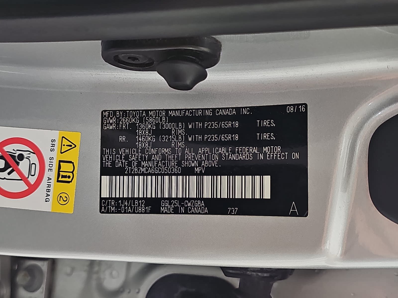 Used 2016 Lexus RX 350 AWD w/ Premium Package image 32