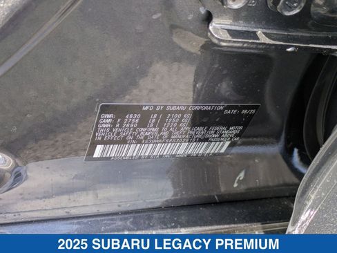 Certified 2025 Subaru Legacy Premium image 30
