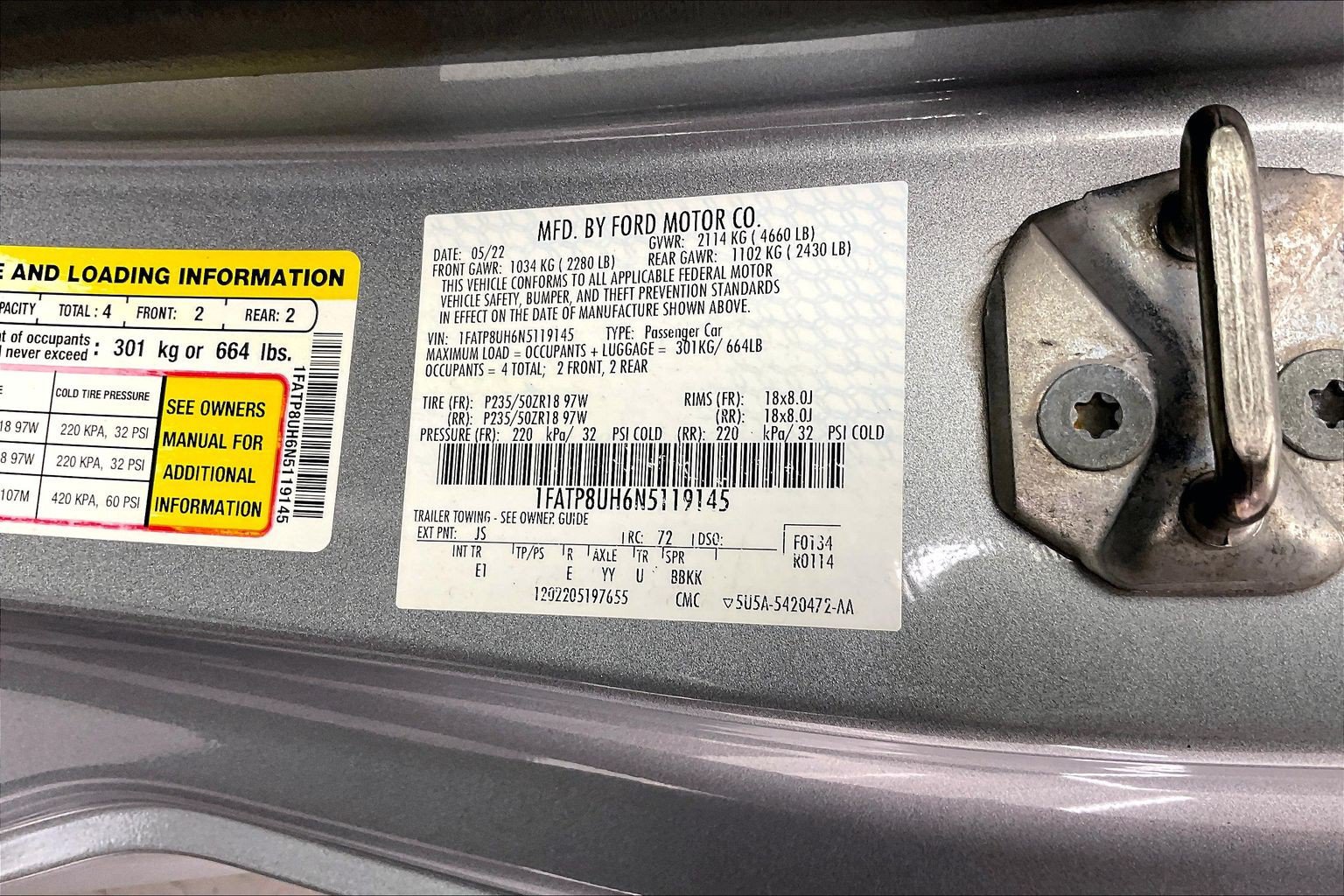 Used 2022 Ford Mustang Premium RWD image 34
