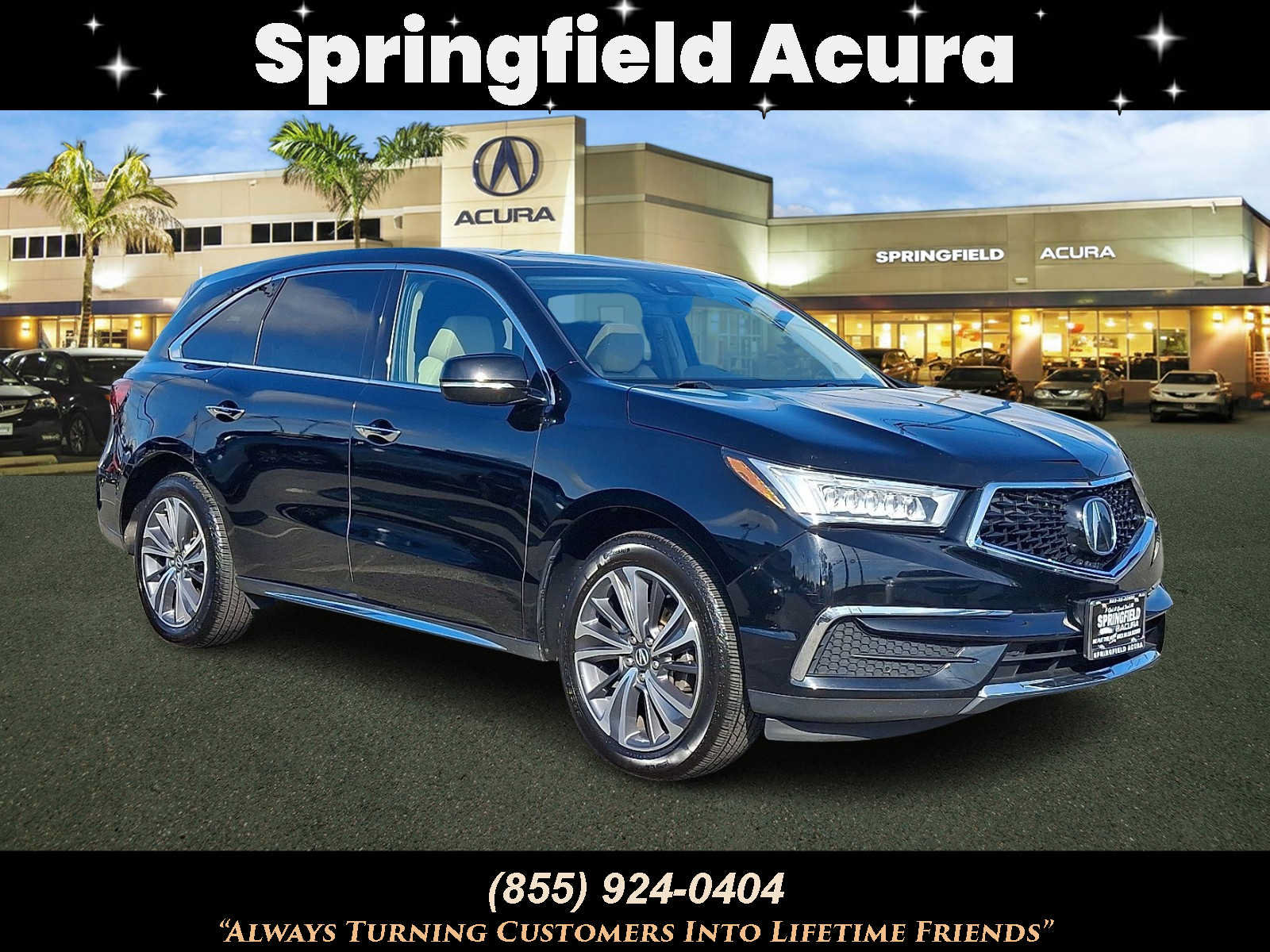 Used 2019 Acura MDX w/ Tech & Entertainment Pkg AWD/4WD image 1