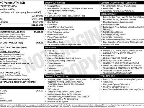 New 2026 GMC Yukon AT4 w/ AT4 Premium Plus Package AWD/4WD image 51