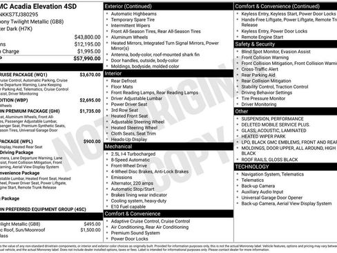 New 2026 GMC Acadia Elevation w/ Super Cruise Package FWD image 4