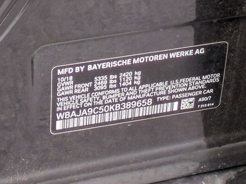 Used 2019 BMW 530e image 34