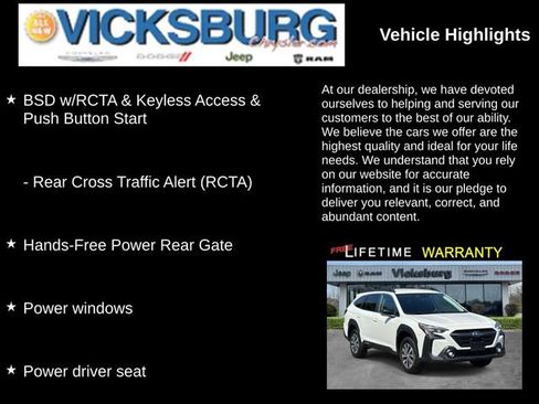 Used 2024 Subaru Outback Premium AWD/4WD image 25