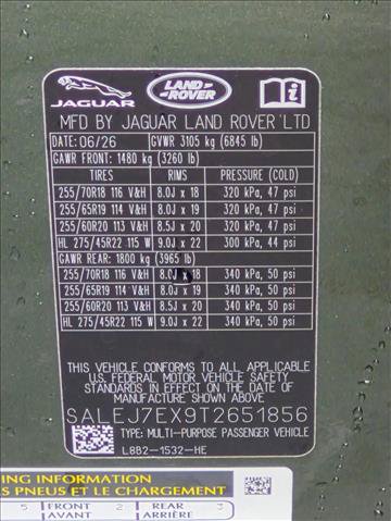New 2026 Land Rover Defender 110 S AWD/4WD image 17