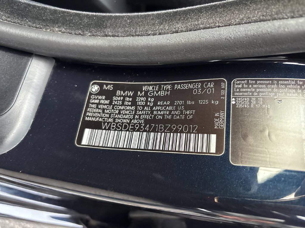 Used 2001 BMW M5 RWD image 23