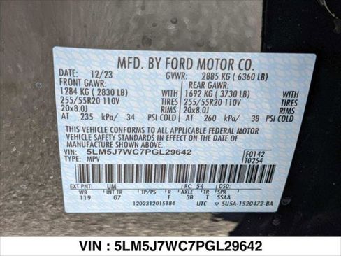 New 2023 Lincoln Aviator Reserve w/ Equipment Group 201A image 15