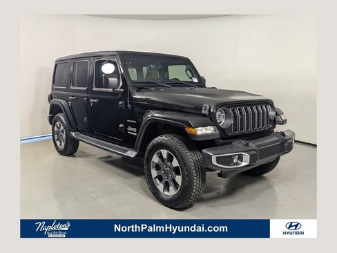 Used 2021 Jeep Wrangler Unlimited Sahara AWD/4WD image 1
