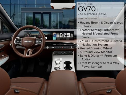 New 2026 Genesis GV70 2.5T Advanced AWD/4WD image 15