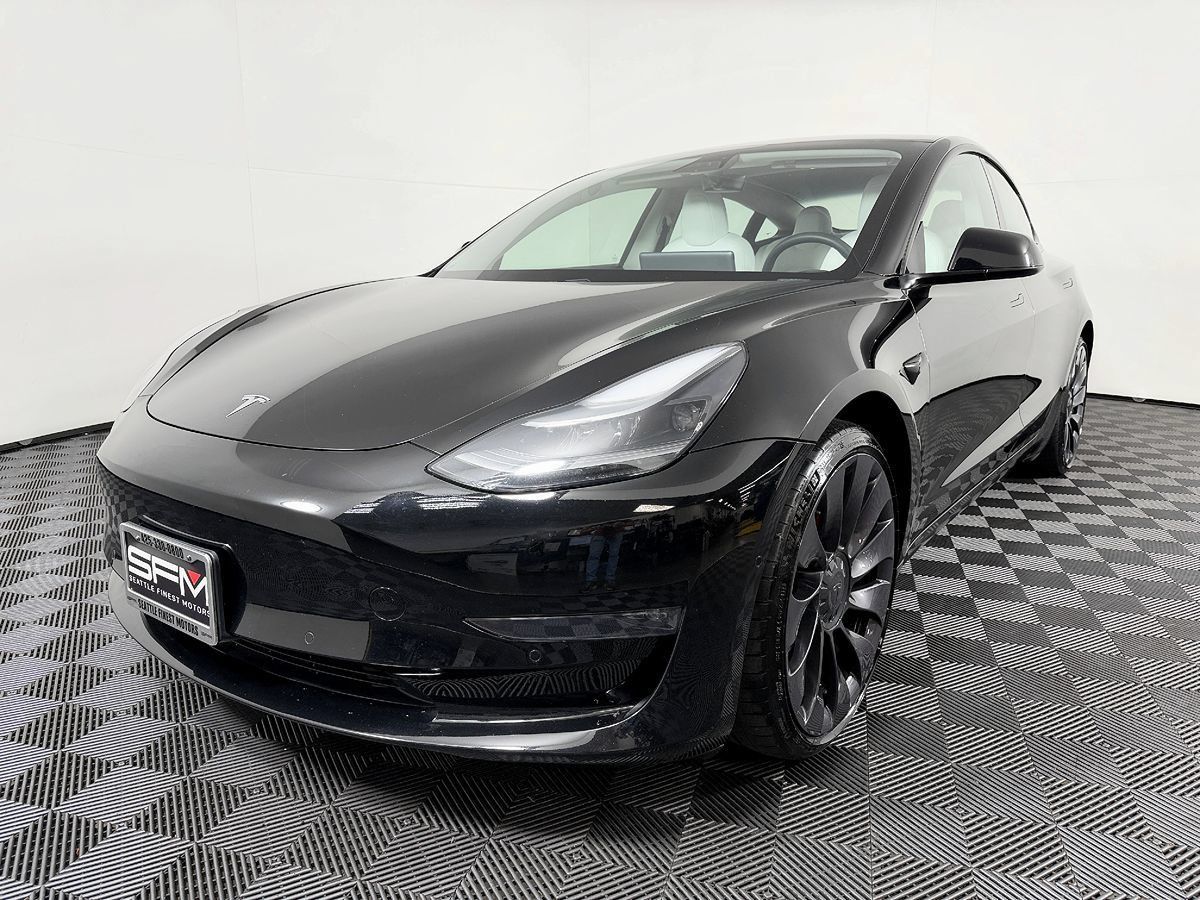 Used 2021 Tesla Model 3 Performance AWD/4WD image 3