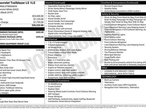 Used 2026 Chevrolet TrailBlazer LS w/ LS Convenience Package AWD/4WD image 20