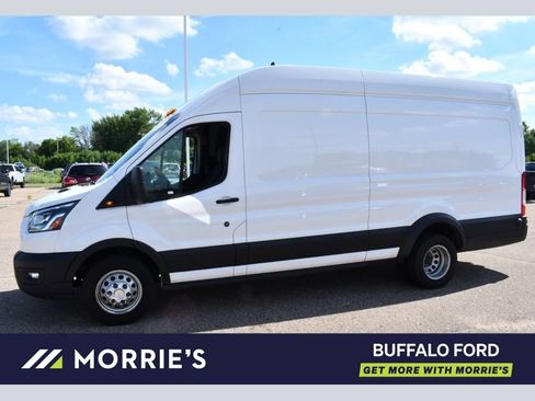 Used 2024 Ford Transit 350 148 High Roof Extended DRW w/ Load Area Protection Package RWD image 1