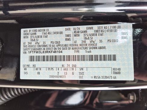 Certified 2024 Ford F150 XLT w/ Equipment Group 302A MID AWD/4WD image 25