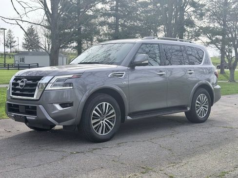 Used 2021 Nissan Armada SL w/ Captain's Chairs Package AWD/4WD image 51
