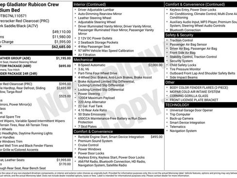 Used 2022 Jeep Gladiator Rubicon w/ Cold Weather Group image 21