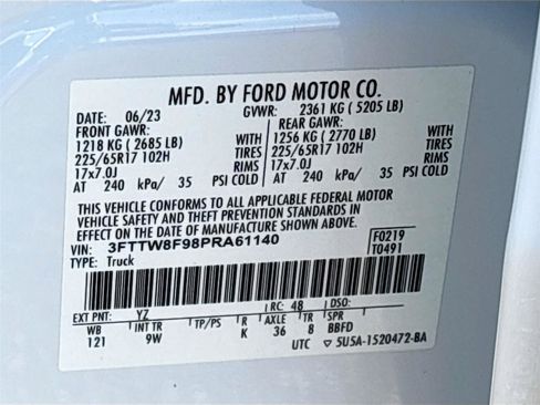 Used 2023 Ford Maverick XL w/ Equipment Group 100A Standard image 32