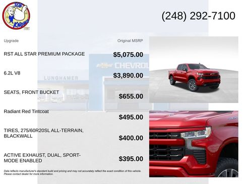 New 2025 Chevrolet Silverado 1500 RST w/ RST All Star Premium Package AWD/4WD image 5