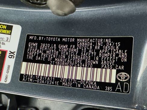 Used 2015 Toyota Corolla L FWD image 22
