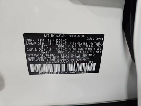 Used 2025 Subaru Outback Limited image 32