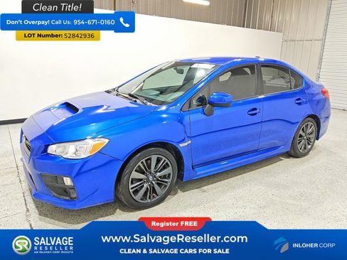 Used 2017 Subaru WRX AWD/4WD image 1