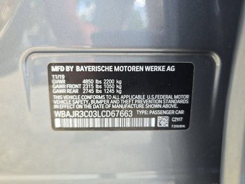 Used 2020 BMW 530i w/ M Sport Package RWD image 33