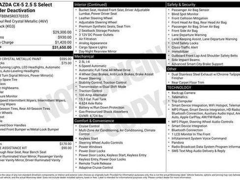 Used 2024 MAZDA CX-5 AWD 2.5 S w/ Select Package image 9