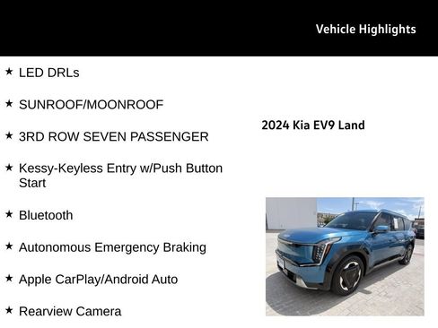 Used 2024 Kia EV9 Land AWD/4WD image 27