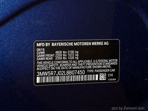 Used 2020 BMW 330i xDrive Sedan w/ Premium Package AWD/4WD image 37