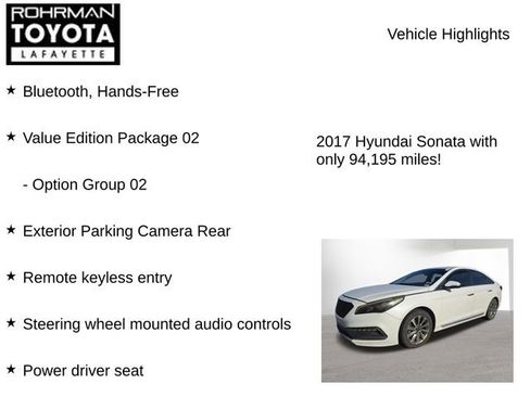 Used 2017 Hyundai Sonata Sport w/ Value Edition Package 02 FWD image 7