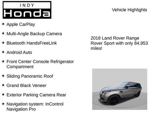 Used 2018 Land Rover Range Rover Sport HSE AWD/4WD image 7