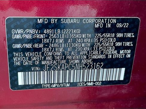 Used 2022 Subaru Forester Limited w/ Popular Package #2 image 36