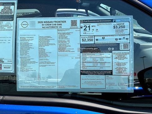 New 2026 Nissan Frontier SV image 13