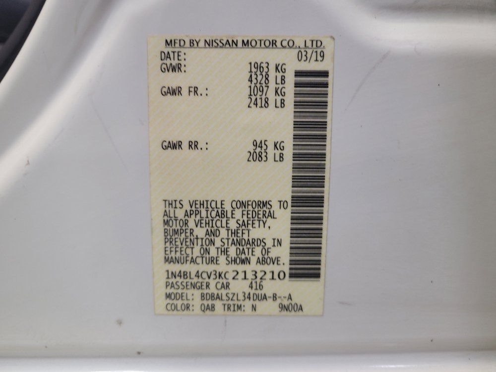 Used 2019 Nissan Altima 2.5 SR FWD image 33