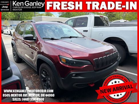 Used 2019 Jeep Cherokee Trailhawk w/ Cold Weather Group AWD/4WD image 2
